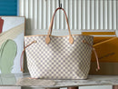 Lv Neverfull Inside Out MM White