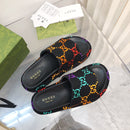 Chinelo Gucci Slipper Preto Multicolor
