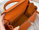 Bolsa Hermes Kelly Orange 25cm