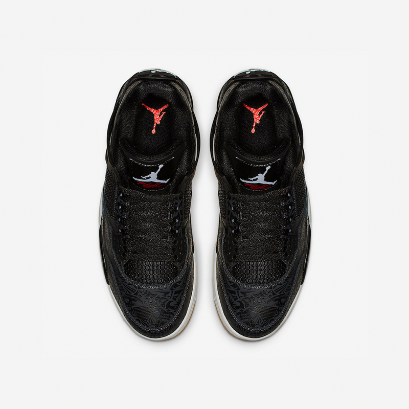 Nike Air Jordan 4 Retro "Laser Black Gum"