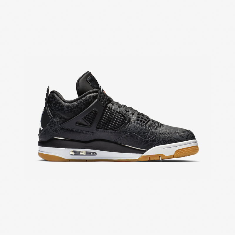 Nike Air Jordan 4 Retro "Laser Black Gum"