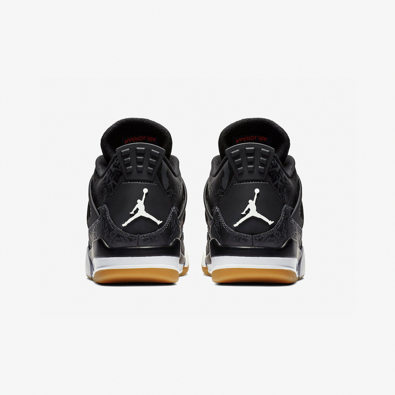 Nike Air Jordan 4 Retro "Laser Black Gum"