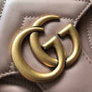 Gucci GG Marmont Small Matelasse Bag Nude