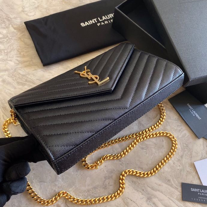 Saint Laurent Should Bag Black (Pronta entrega)