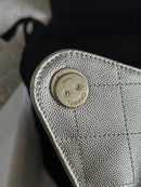 Bolsa Hobo  Chanel 25 Metalica