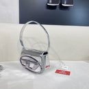 Diesel 1DR Shoulder Bag Nappa Leather prata