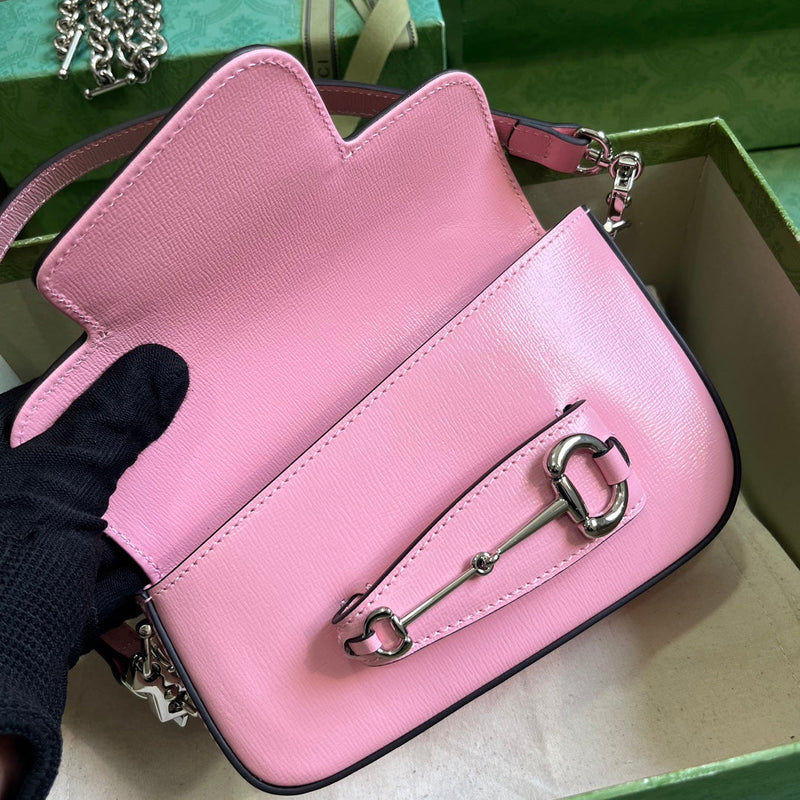 Bolsa GUCCI Horsebit Pink