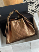 Bolsa Hobo Chanel 25 Bronze
