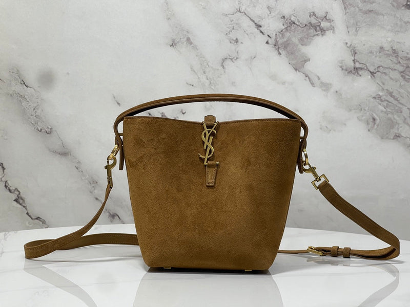 Bolsa Saint Laurent Le 37 Suede Brown