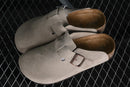 Birkenstock Boston Soft Footbed Suede Taupe