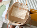 Lv Neverfull Inside Out MM White