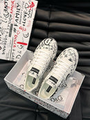 Dolce & Gabbana Portofino Graffiti Print Leather