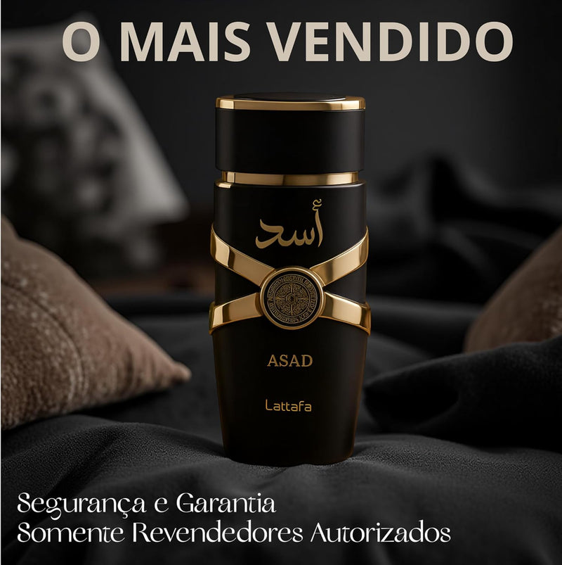 Perfume Árabe Asad Original, Fragrância Oriental Importado, Eau de Parfum 100ml