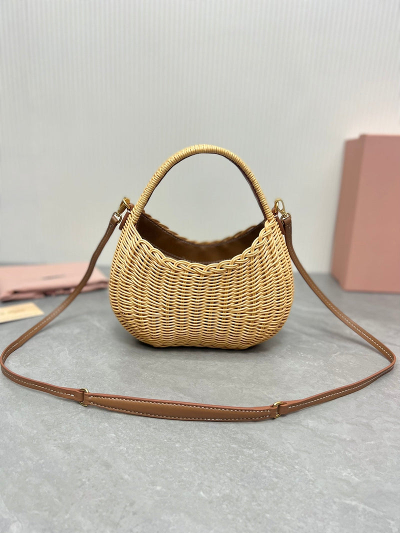 BOLSA Miu Miu Wander wicker shoulder bag