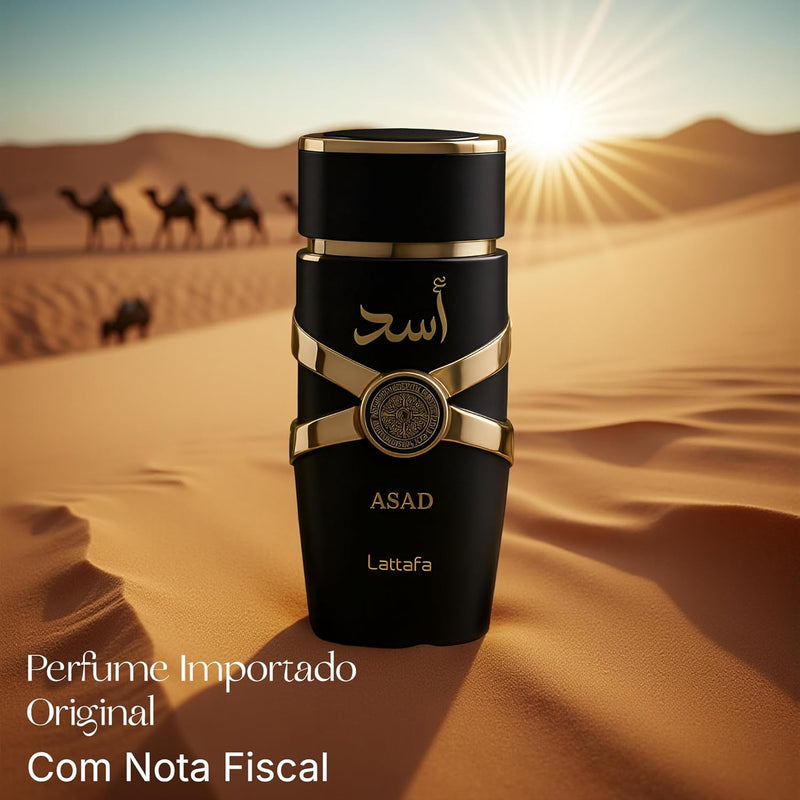 Perfume Árabe Asad Original, Fragrância Oriental Importado, Eau de Parfum 100ml
