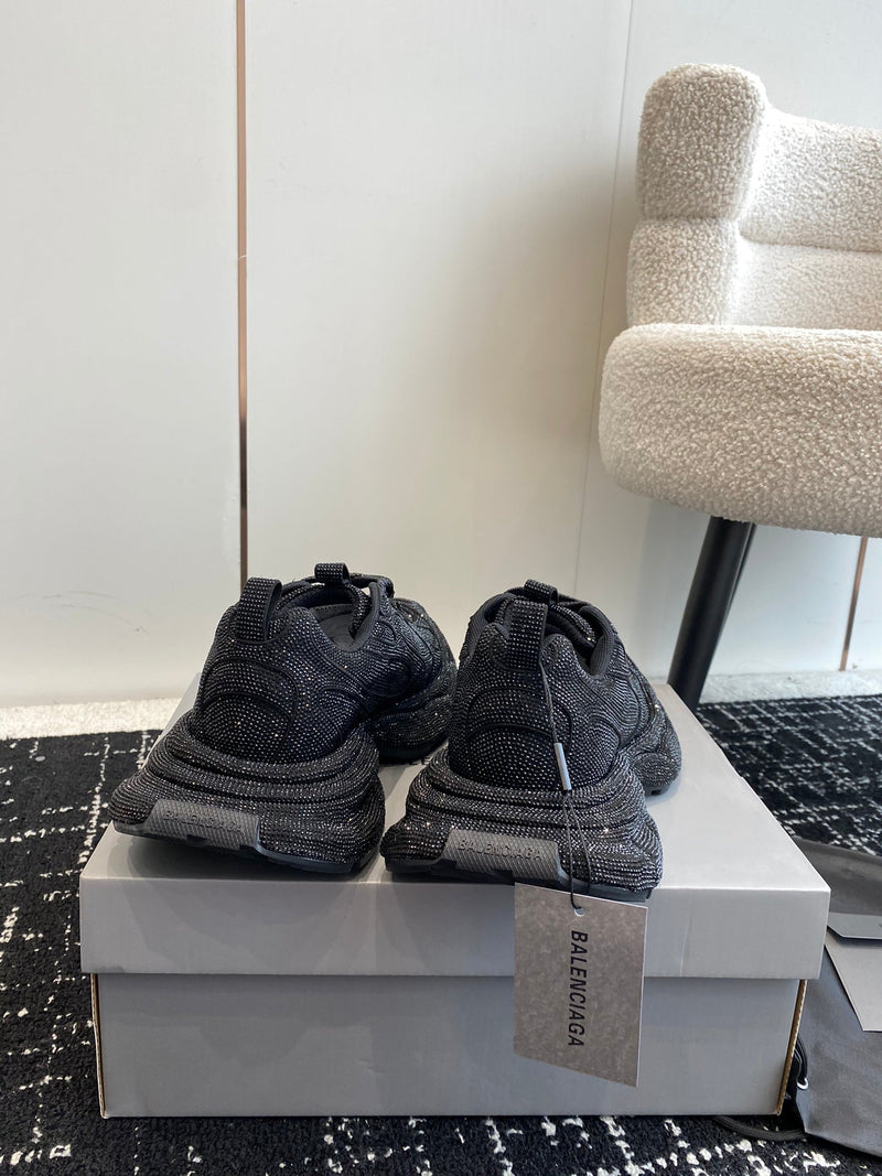 Balenciaga 3XL Black Rhinestones