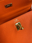 Bolsa Hermes Kelly Orange 25cm (Pronta Entrega)