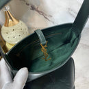 Yves Saint Laurent Mini Le 5 to 7 Leather Green