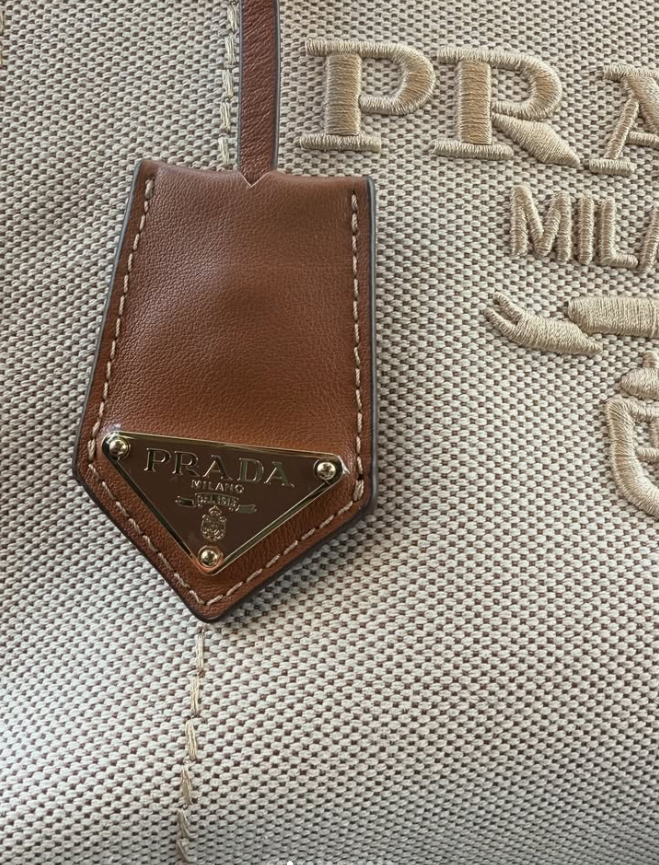 Bolsa Prada Milano Beige