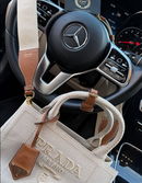 Bolsa Prada Milano Beige