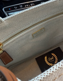Bolsa Prada Milano Beige