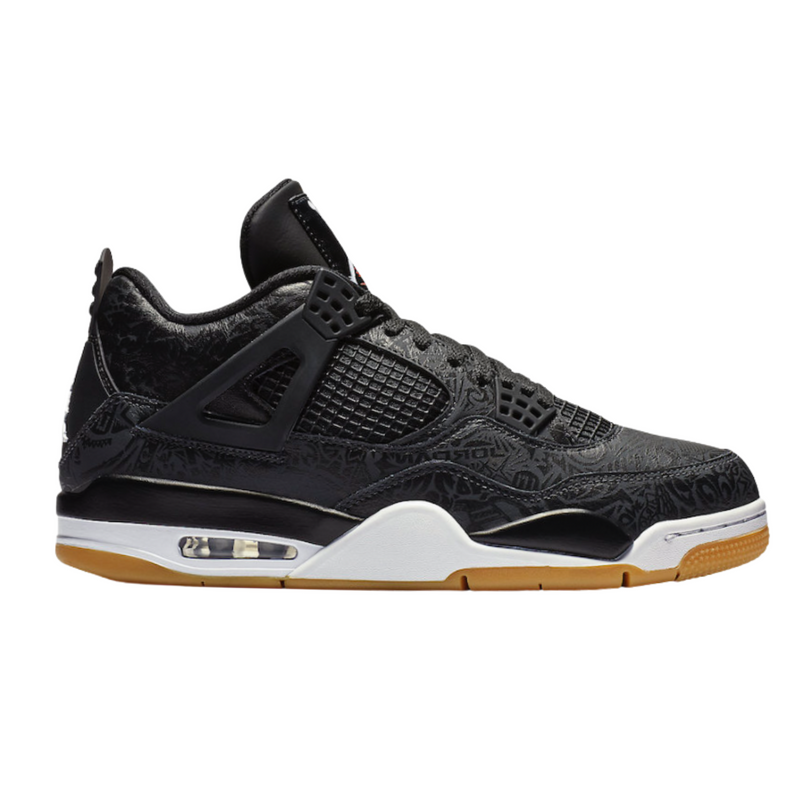 Nike Air Jordan 4 Retro "Laser Black Gum"