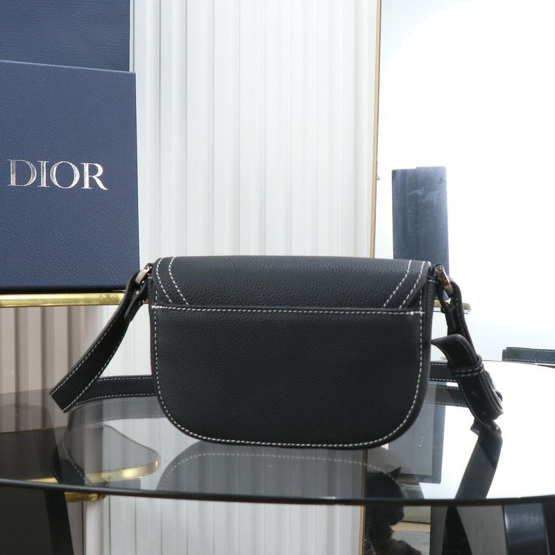 Dior Mini Saddle Bag Black