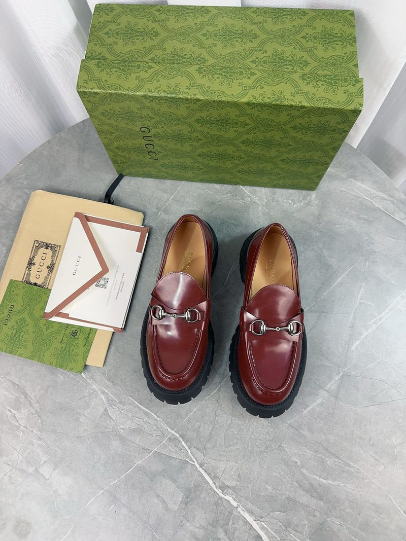 Mocassim Gucci Wine