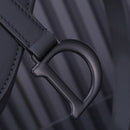 Bolsa Saddle Oblique Embroidery Black