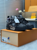 Trainer Skate Black Swarovski Monogran