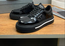 Prada Downtown Leather Sneakers Black ( Pronta entrega )