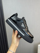 Prada Downtown Leather Sneakers Black ( Pronta entrega )