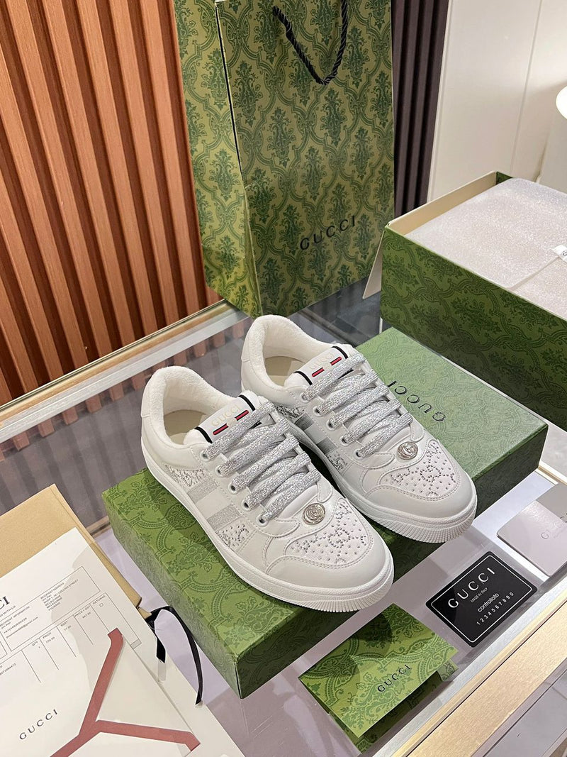 Gucci Screener Sneaker Pearl