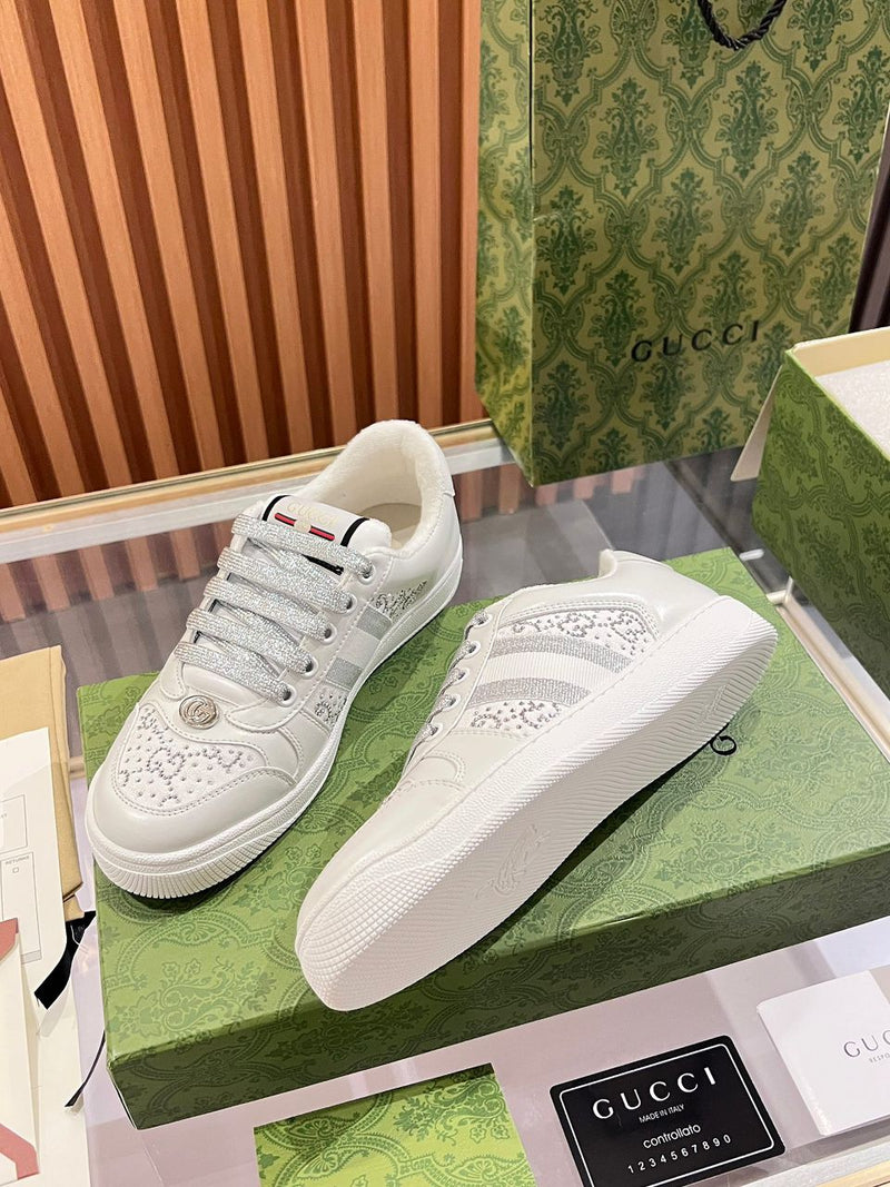Gucci Screener Sneaker Pearl