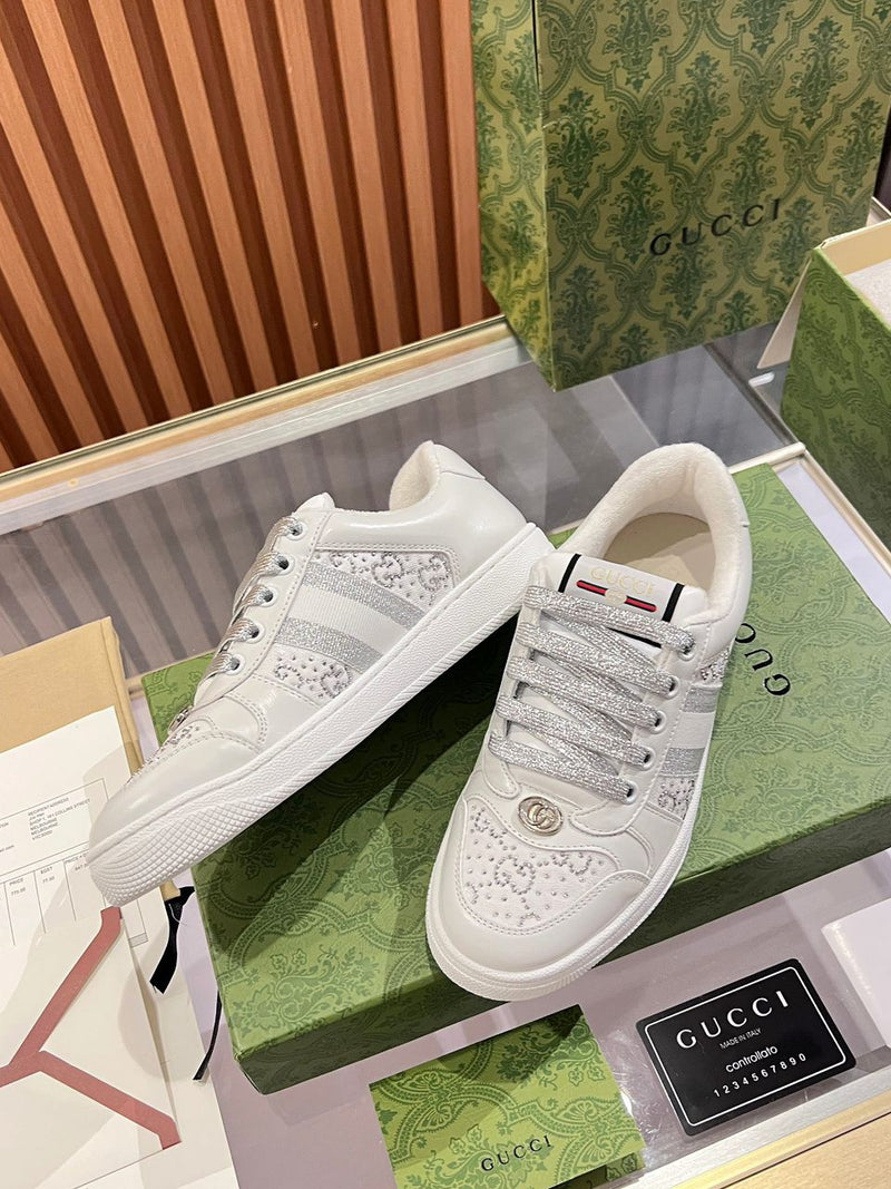 Gucci Screener Sneaker Pearl