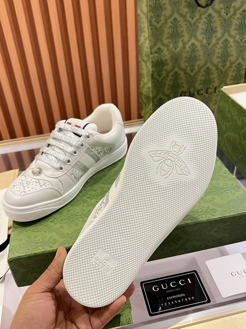 Gucci Screener Sneaker Pearl