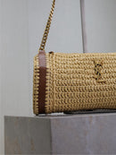 Saint Laurent Raffia Shoulder Bag