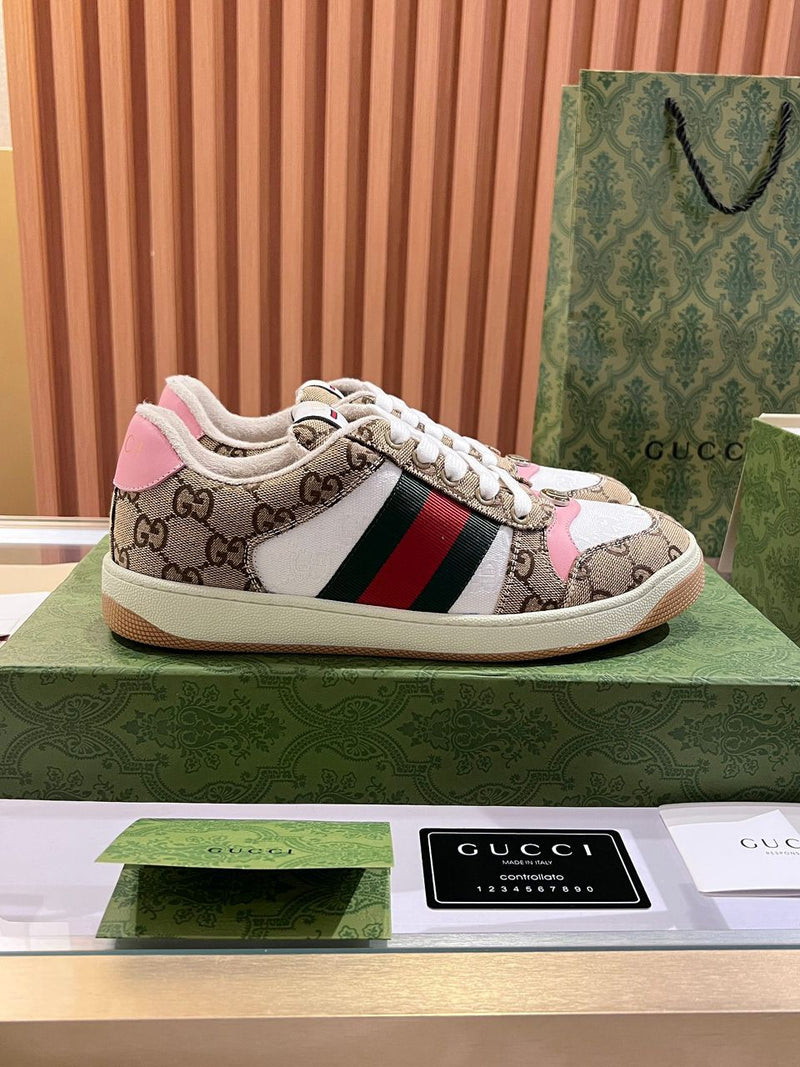 Gucci Distressed Screener Pink
