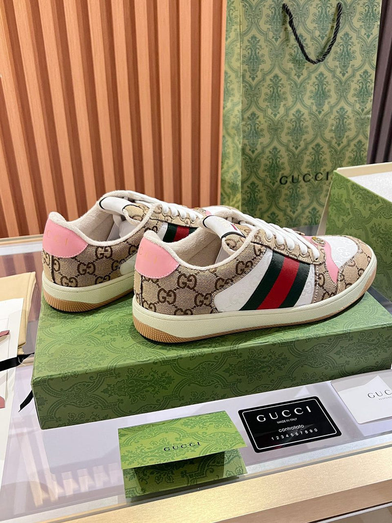 Gucci Distressed Screener Pink