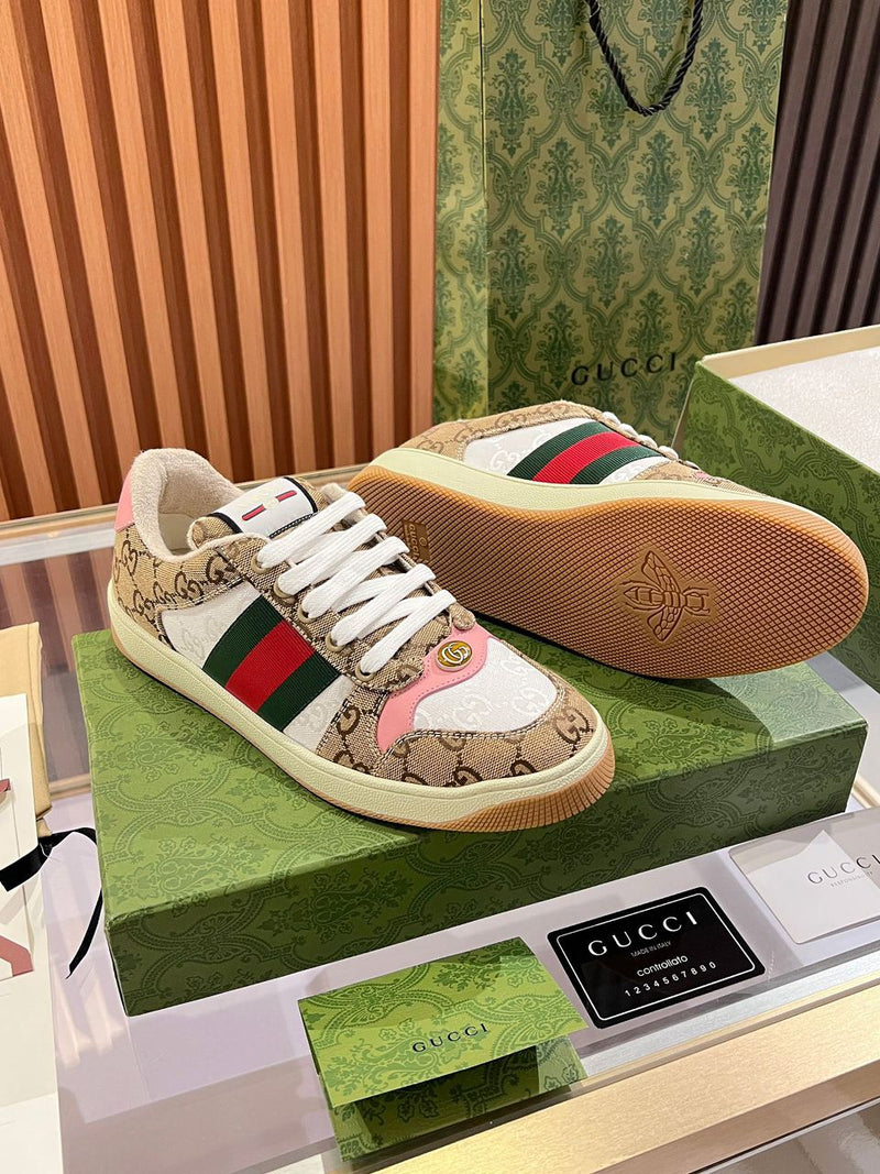 Gucci Distressed Screener Pink