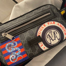 Gucci Black GG Supreme Night Courrier Belt Bag