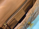 Dior Caro em Couro Marrom Cannage.