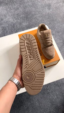 Louis Vuitton Trainer Couro Vitelo Brown