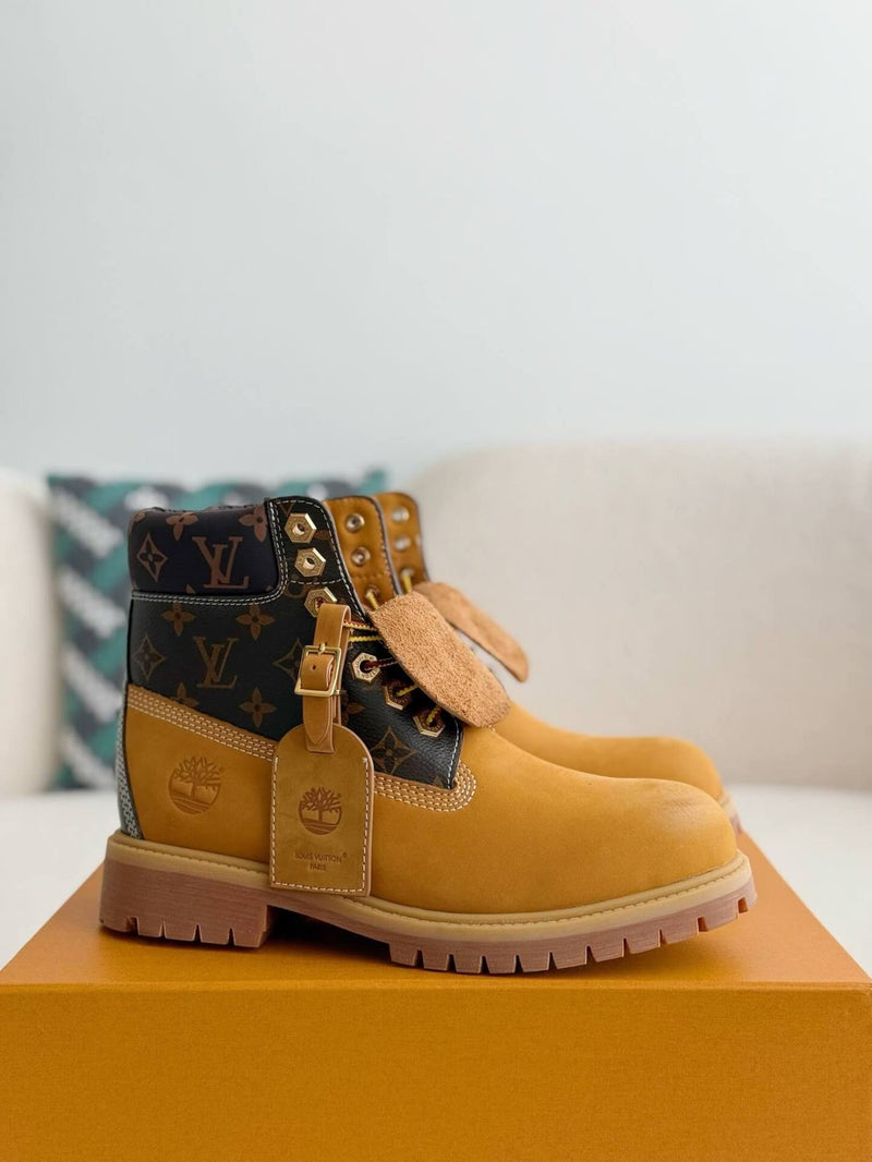 Louis Vuitton x Timberland Wheat Base  Monogram 6-Inch Ankle Boot