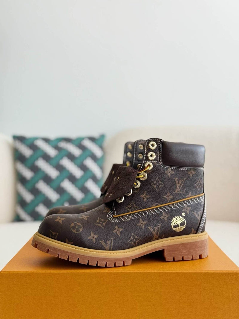Louis Vuitton x Timberland Monogram  Brown 6-Inch Ankle Boot
