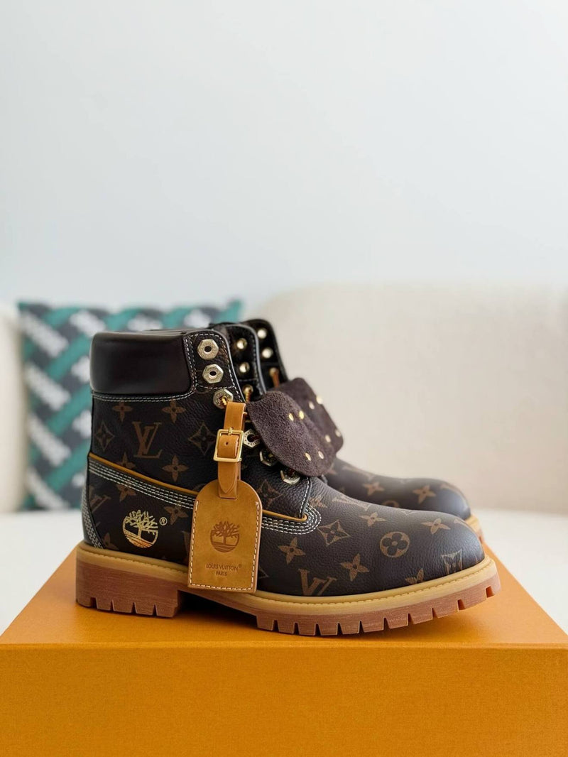 Louis Vuitton x Timberland Monogram  Brown 6-Inch Ankle Boot