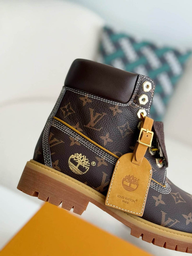 Louis Vuitton x Timberland Monogram  Brown 6-Inch Ankle Boot
