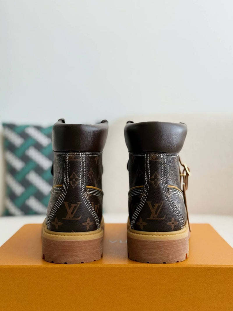 Louis Vuitton x Timberland Monogram  Brown 6-Inch Ankle Boot