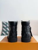 Louis Vuitton LV x Timberland 6-Inch Ankle  All Black Leather Boot