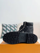 Louis Vuitton LV x Timberland 6-Inch Ankle  All Black Leather Boot